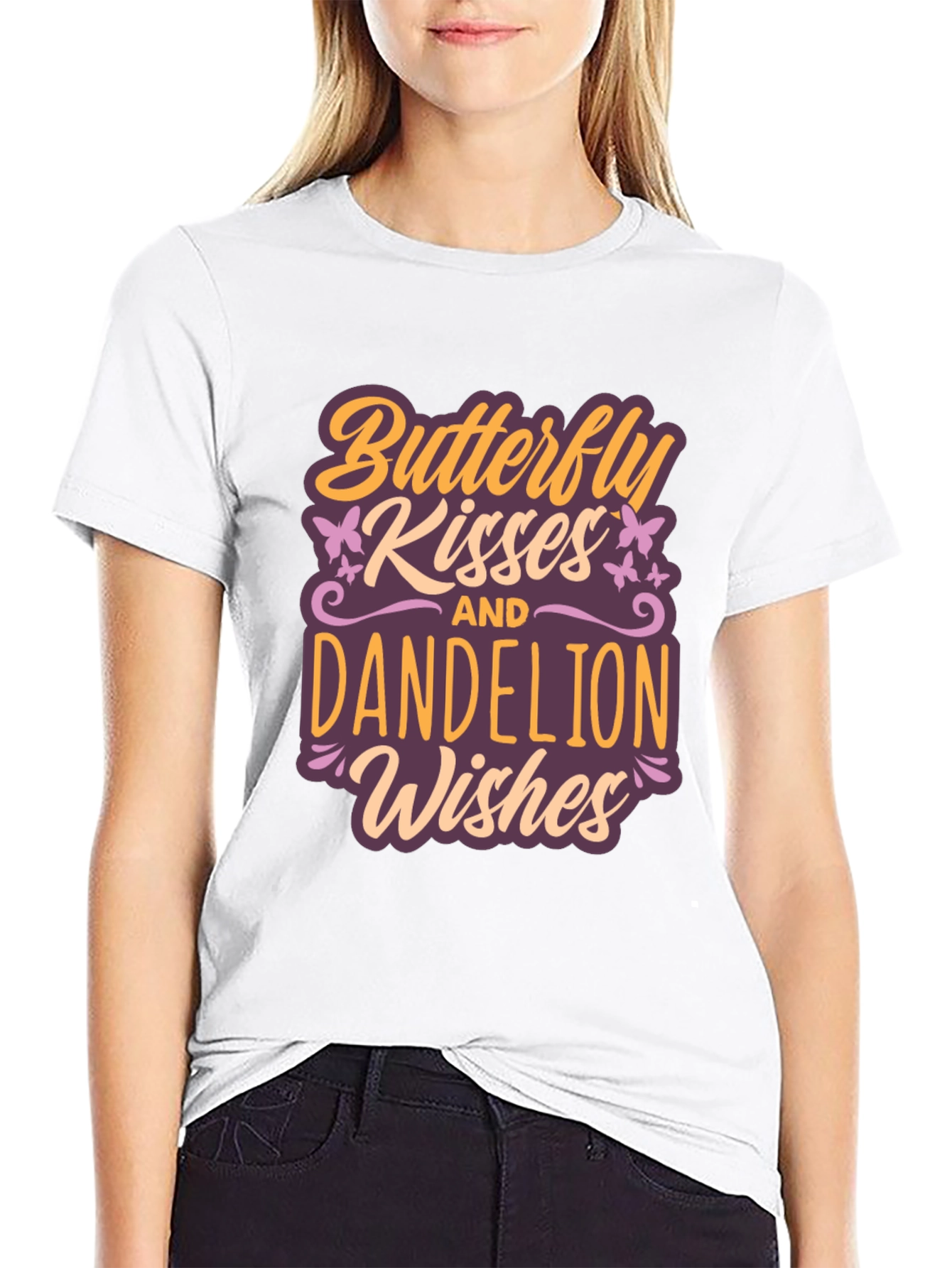Butterfly Kisses & Dandelion Wishes Graphic Tee