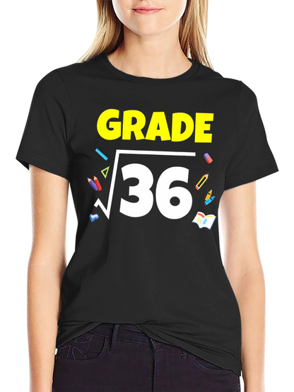 Math Grade 6 T-Shirt - Square Root of 36