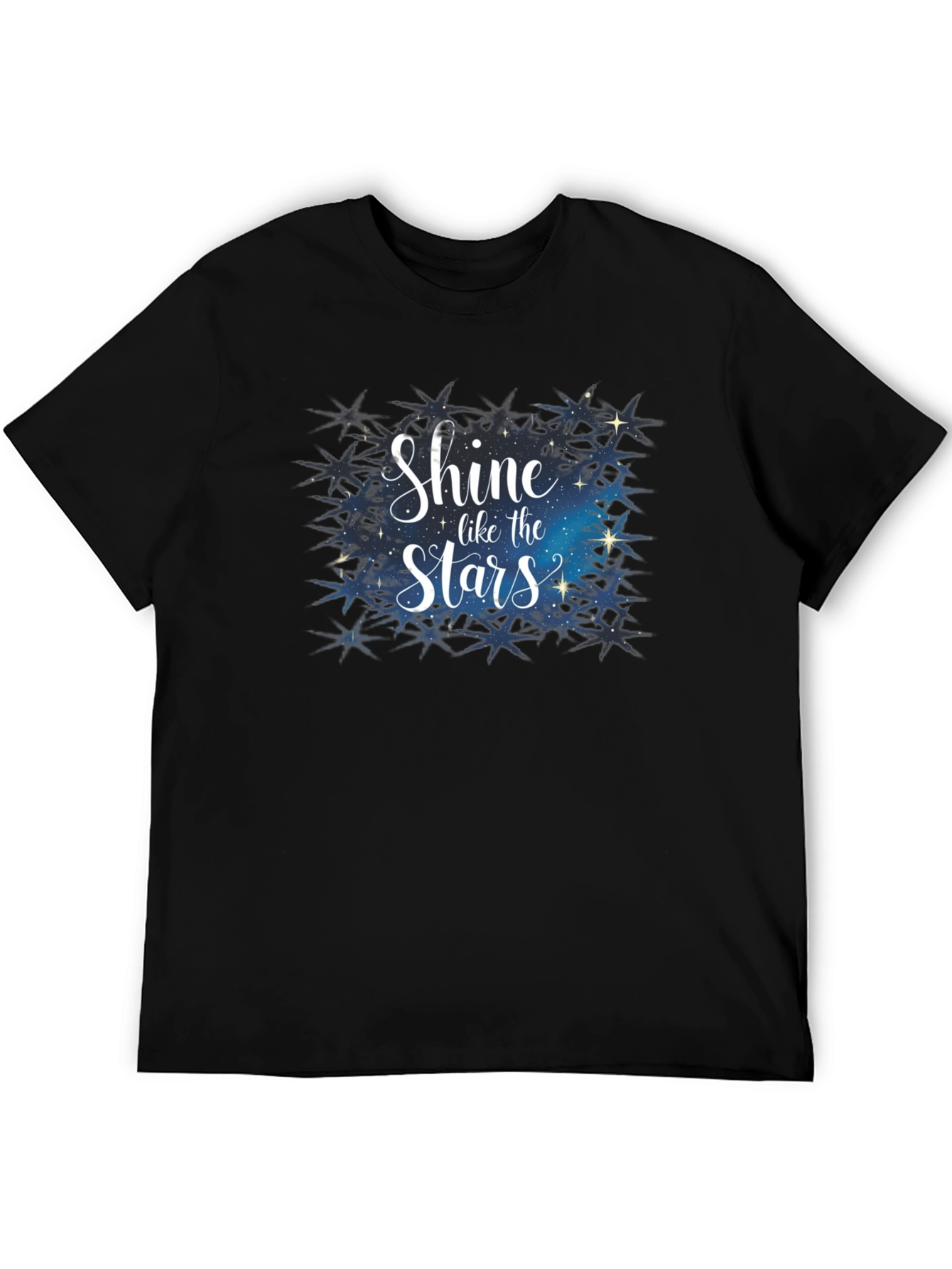 Shine Like the Stars Black Graphic Tee