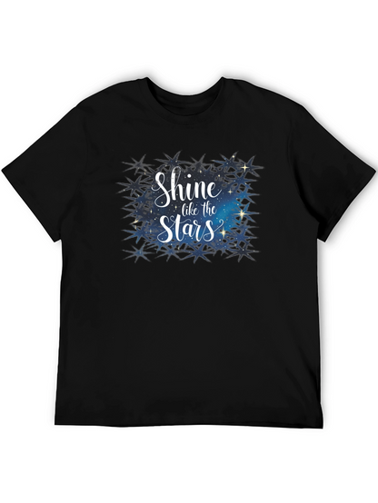 Shine Like the Stars Black Graphic Tee