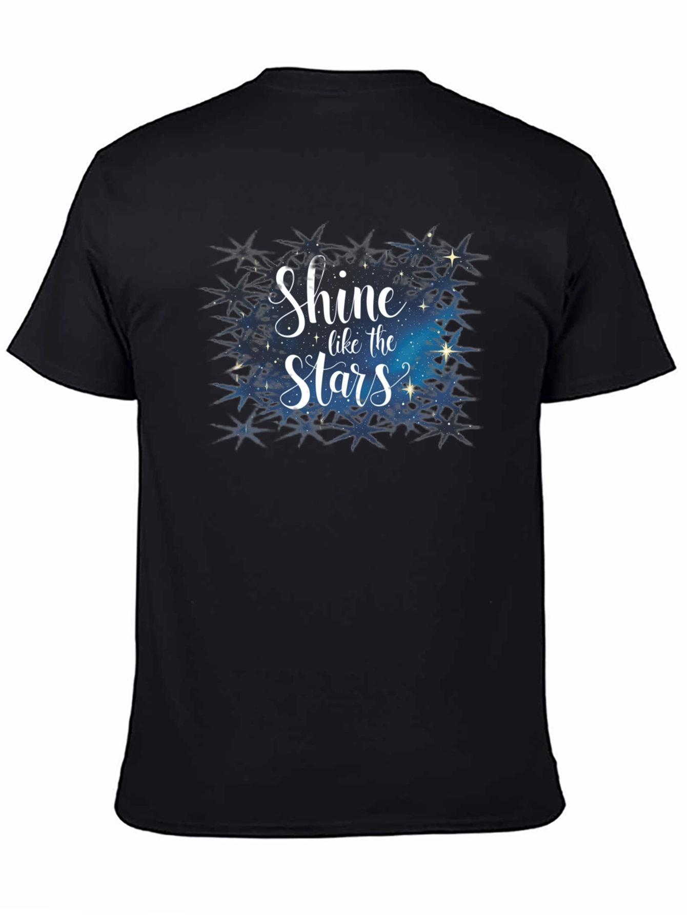 Shine Like the Stars Black Graphic Tee