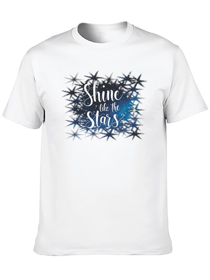 Shine Like the Stars Black Graphic Tee