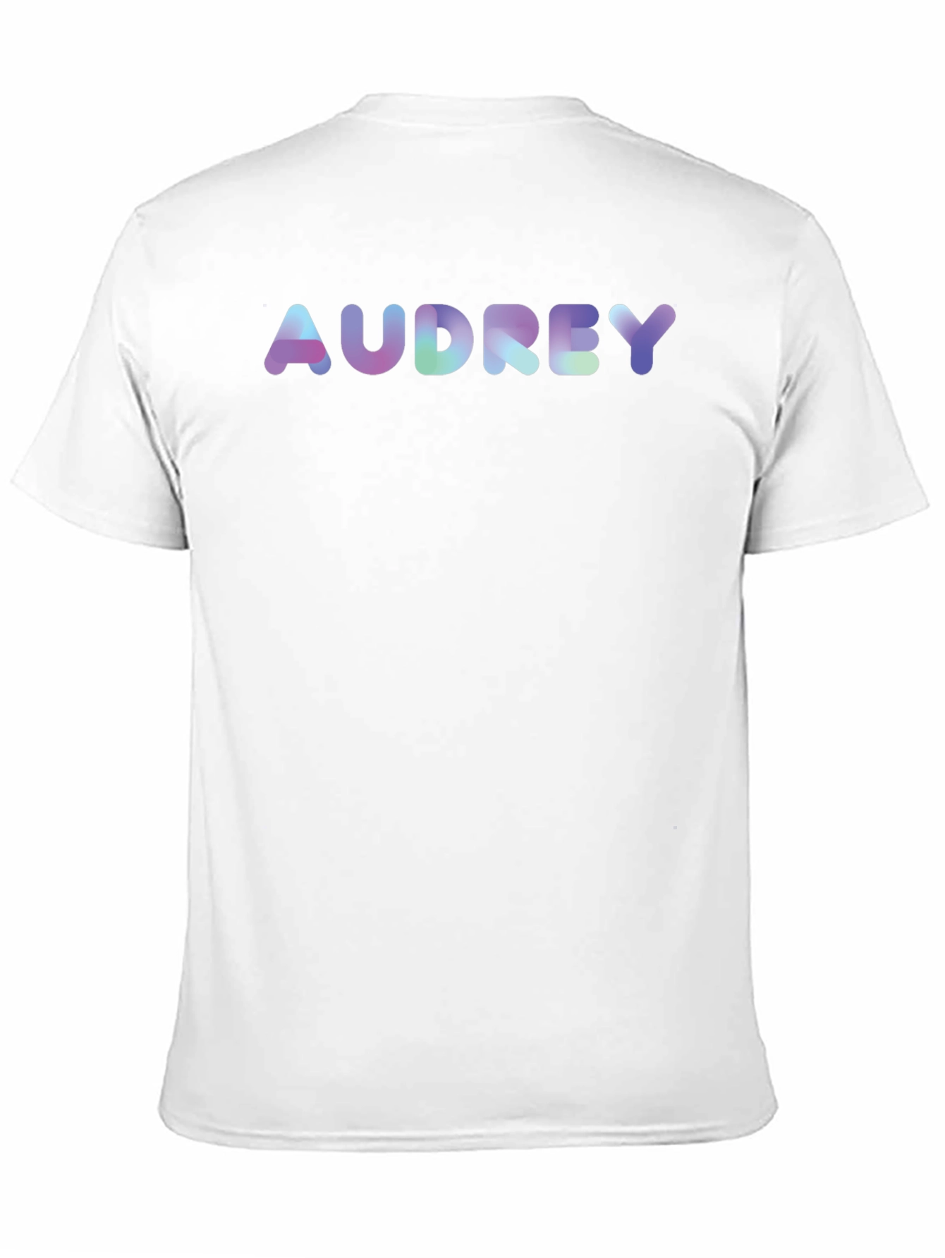 Audrey T-Shirt - Fun Bubble Font Tee