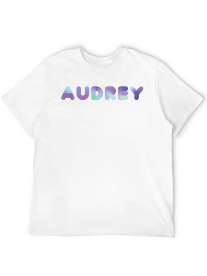 Audrey T-Shirt - Fun Bubble Font Tee