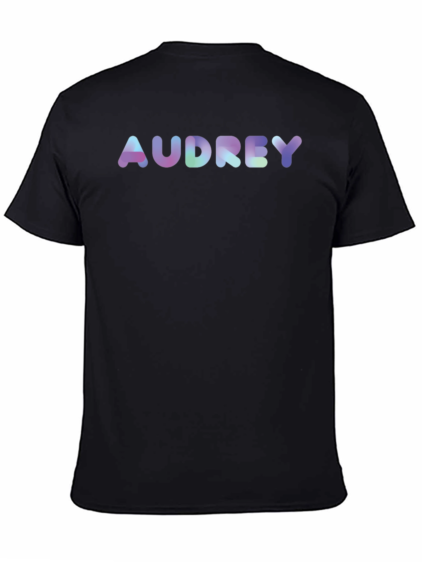 Audrey T-Shirt - Fun Bubble Font Tee