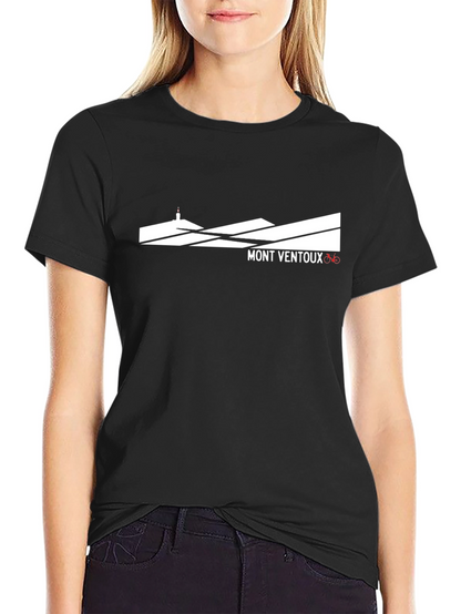 Mont Ventoux Cycling T-Shirt - Black