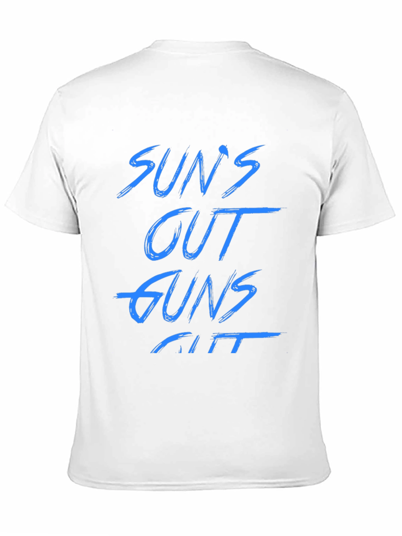 Suns Out Guns Out Black Graphic Tee