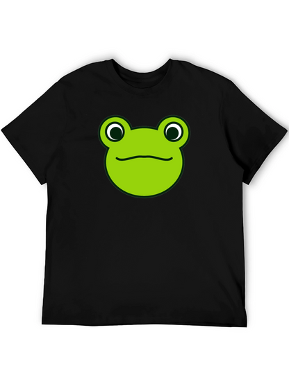 Frog Face Graphic Tee - Funny Animal T-Shirt