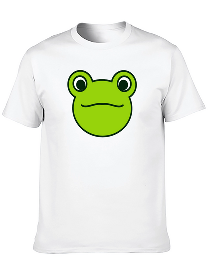 Frog Face Graphic Tee - Funny Animal T-Shirt