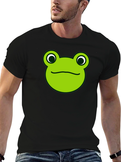 Frog Face Graphic Tee - Funny Animal T-Shirt