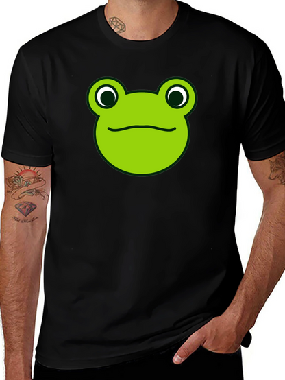 Frog Face Graphic Tee - Funny Animal T-Shirt