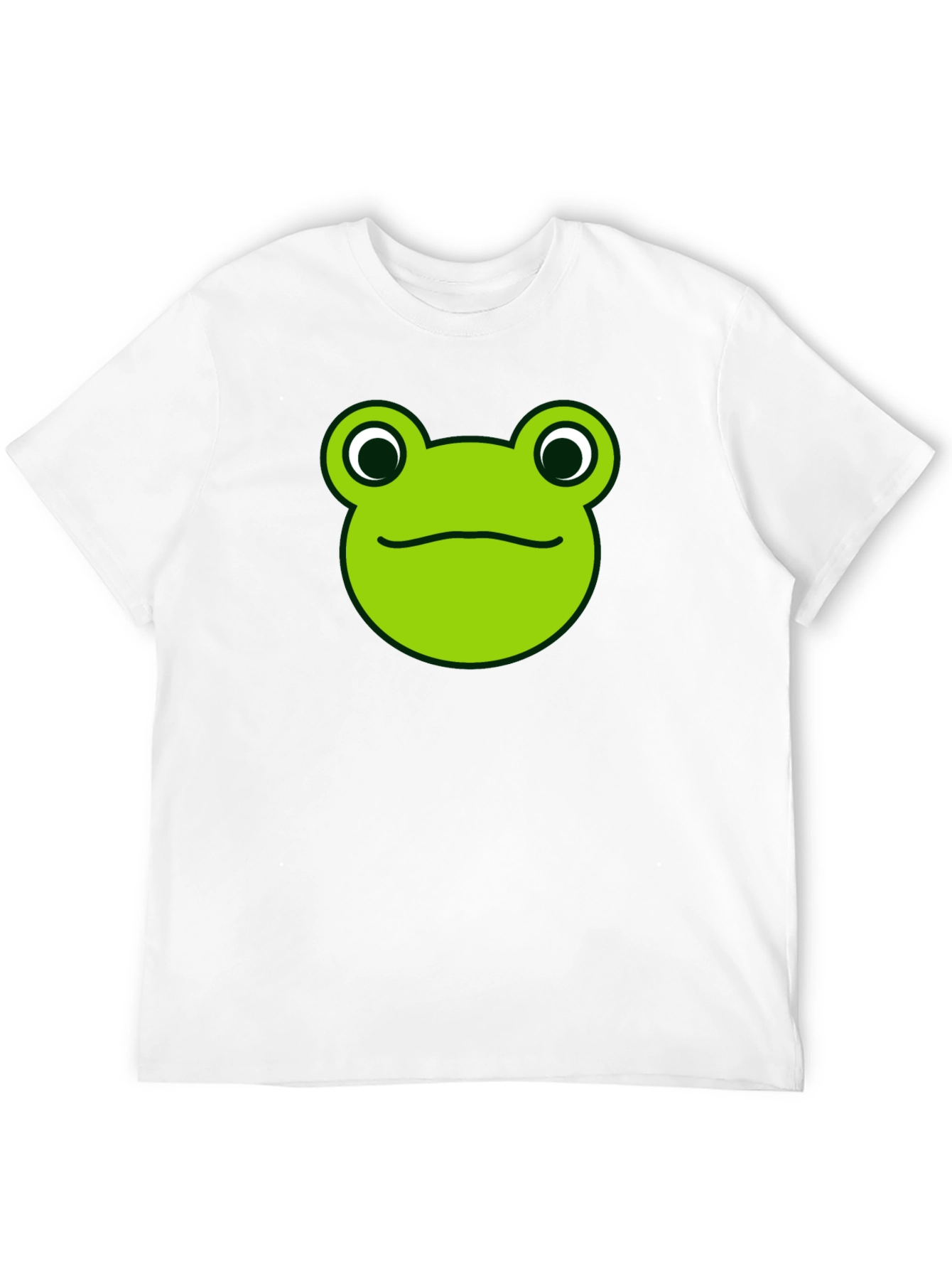 Frog Face Graphic Tee - Funny Animal T-Shirt