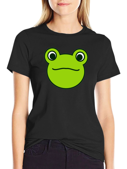 Frog Face Graphic Tee - Funny Animal T-Shirt