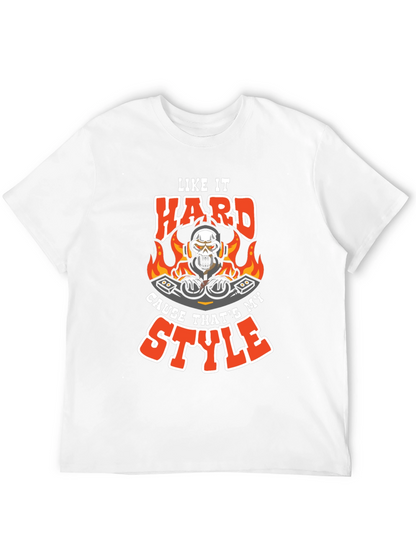 Like It Hard DJ Skull Graphic Tee