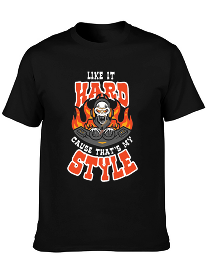 Like It Hard DJ Skull Graphic Tee