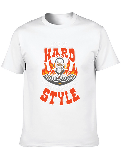 Like It Hard DJ Skull Graphic Tee