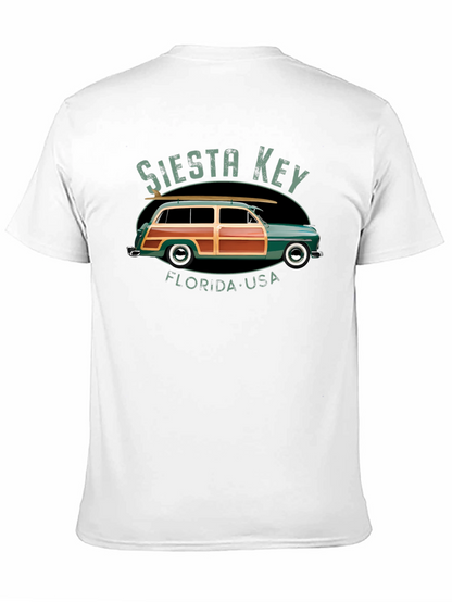 Siesta Key Car T-Shirt - Retro Surf Tee