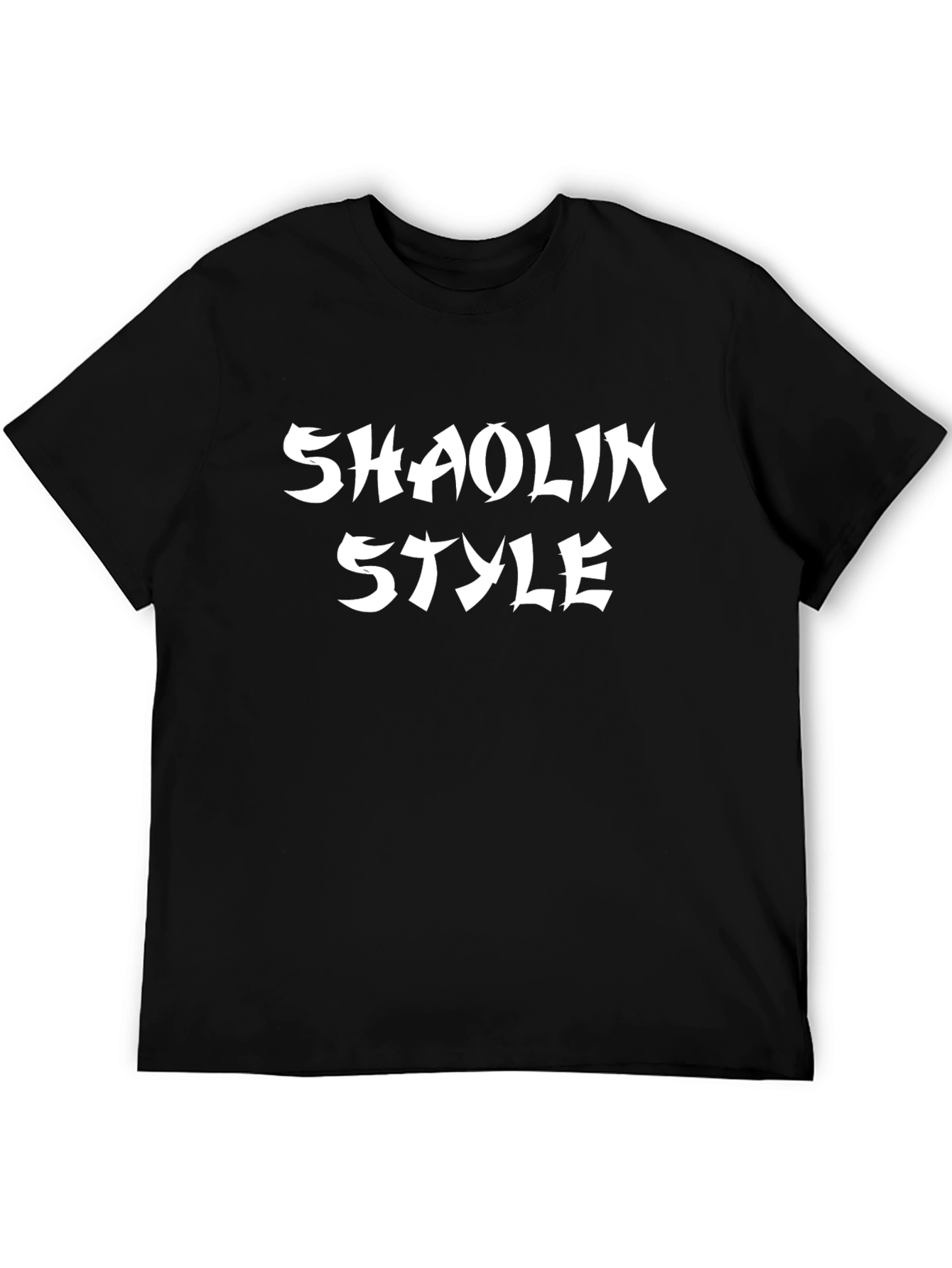 Shaolin Style Black Graphic Tee