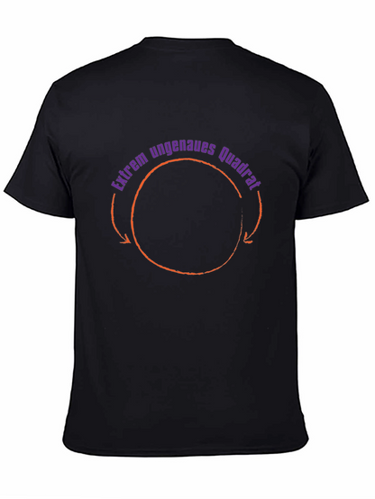 Extrem ungenaues Quadrat T-Shirt - Black