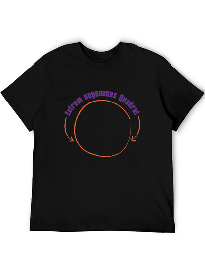 Extrem ungenaues Quadrat T-Shirt - Black