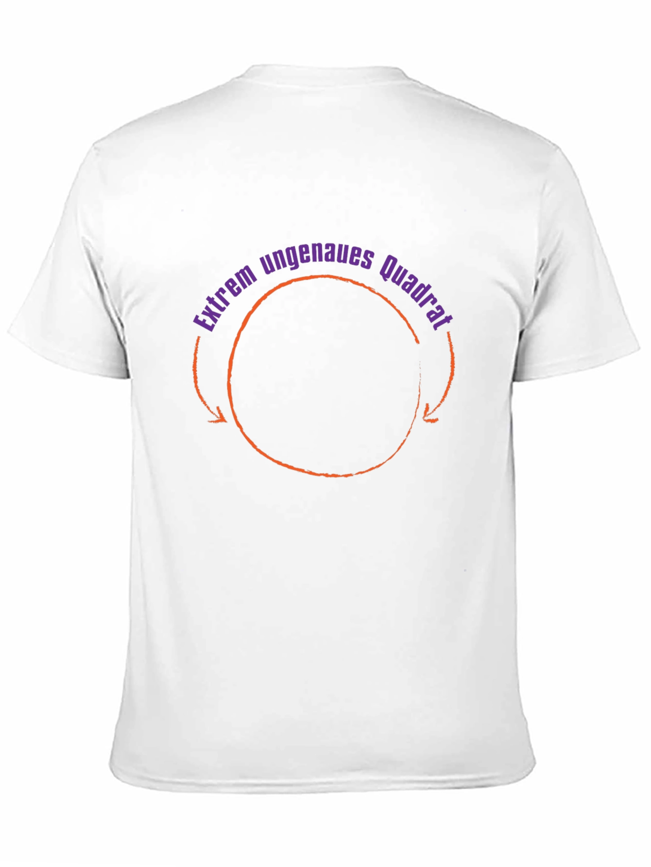 Extrem ungenaues Quadrat T-Shirt - Black