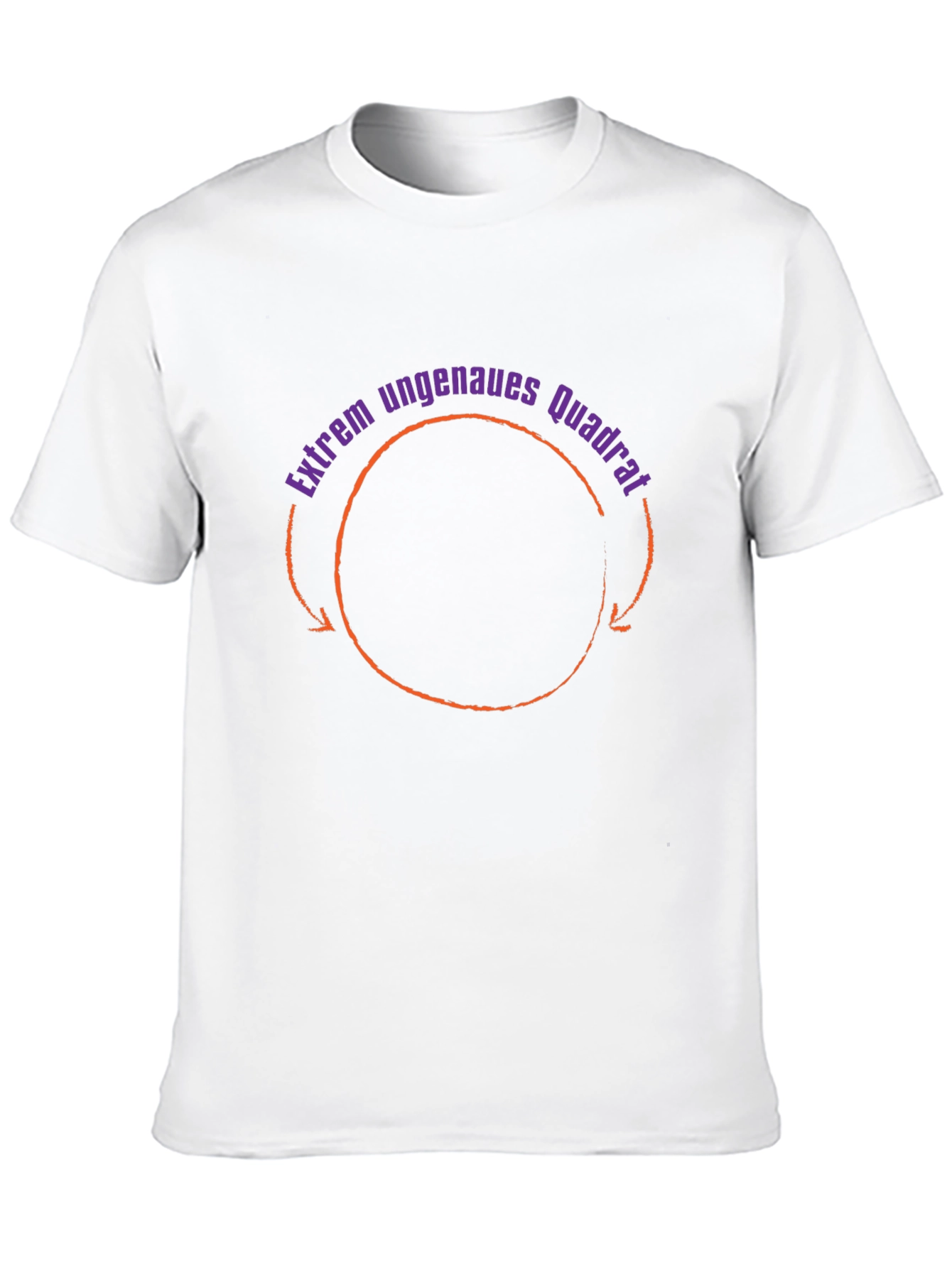 Extrem ungenaues Quadrat T-Shirt - Black