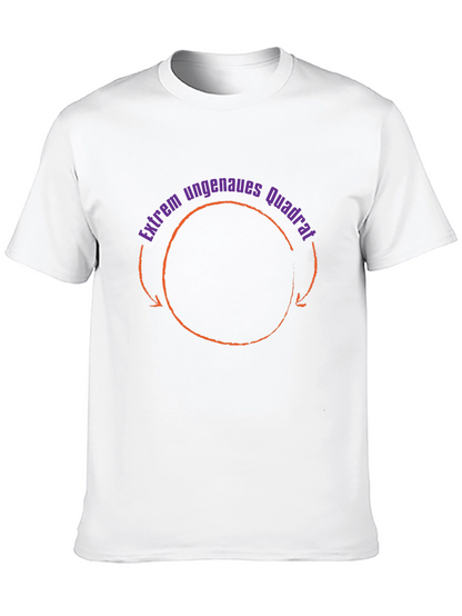 Extrem ungenaues Quadrat T-Shirt - Black