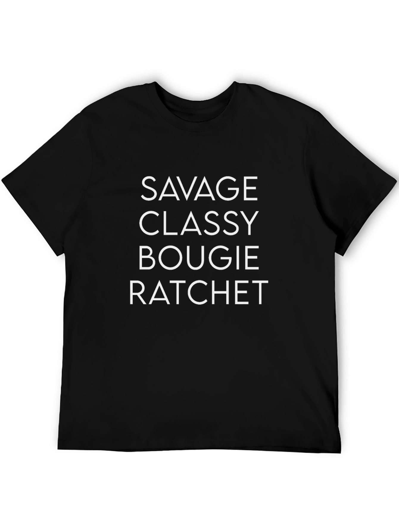 Savage Classy Bougie Ratchet Graphic Tee - Black