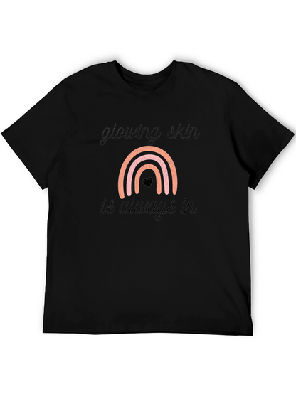 Glowing Skin Rainbow Graphic Tee