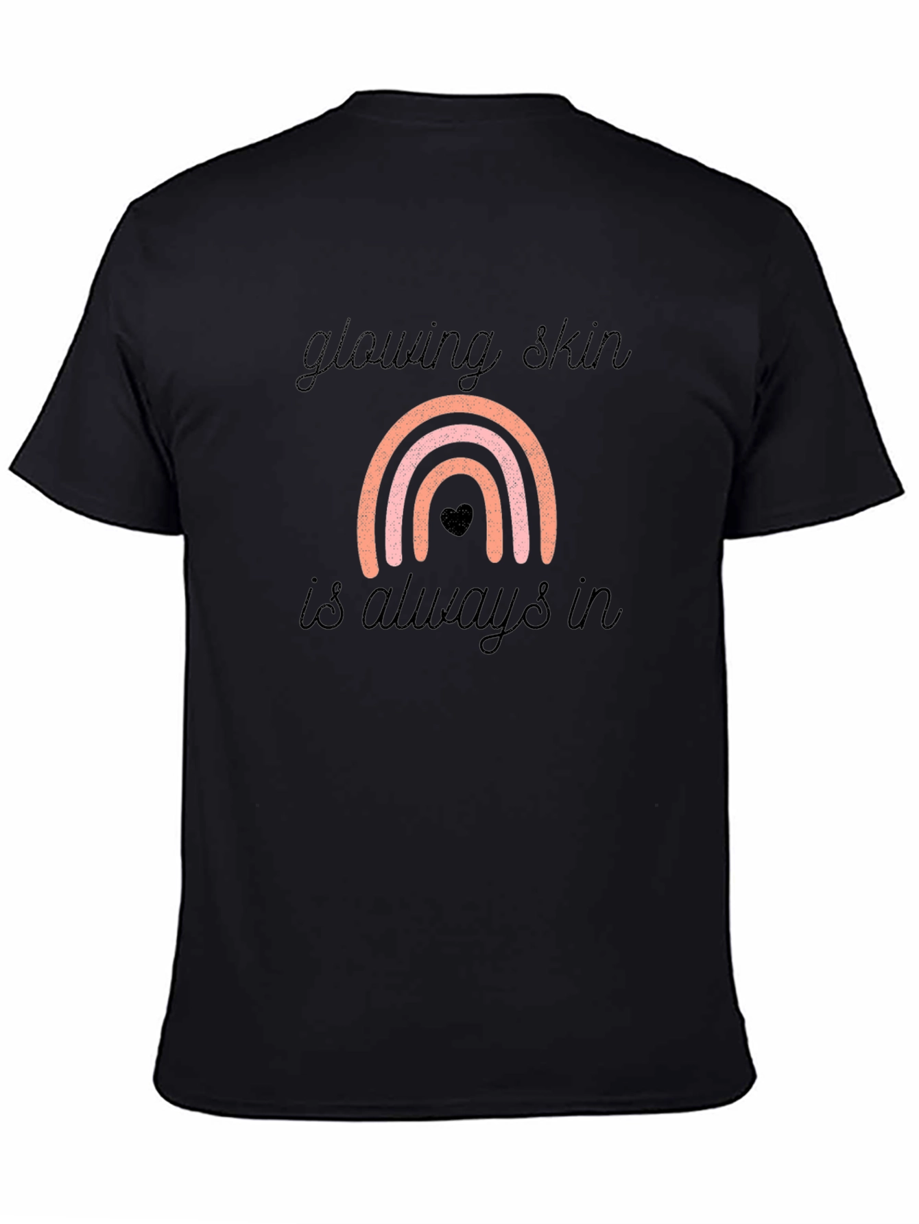Glowing Skin Rainbow Graphic Tee
