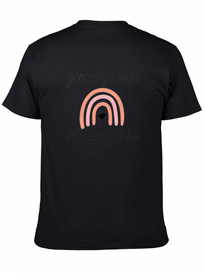 Glowing Skin Rainbow Graphic Tee