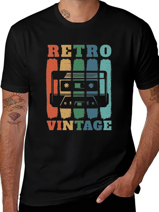 Retro Vintage Cassette Tape Graphic Tee