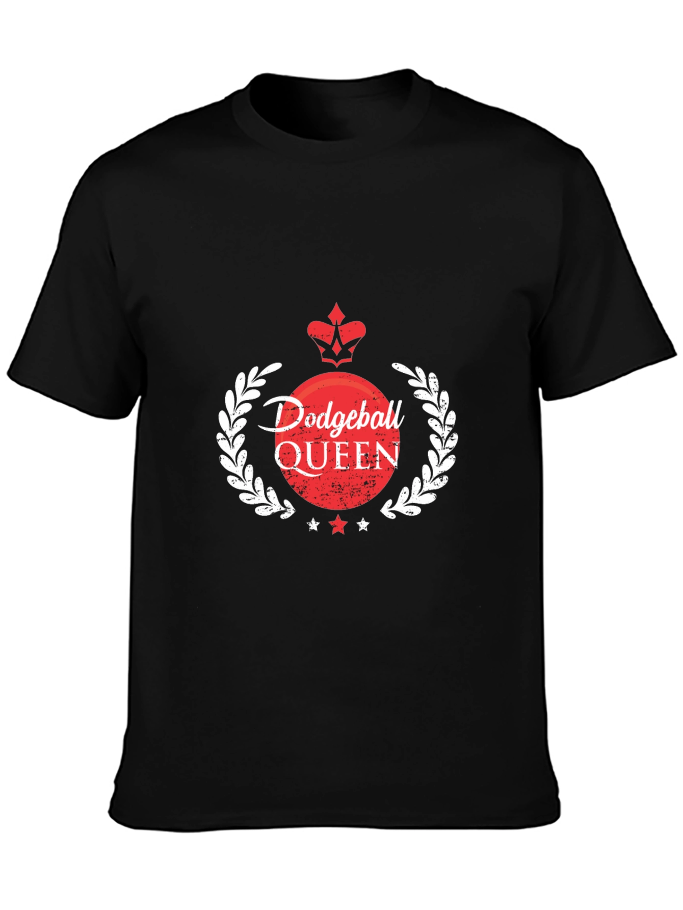 Dodgeball Queen Black T-Shirt