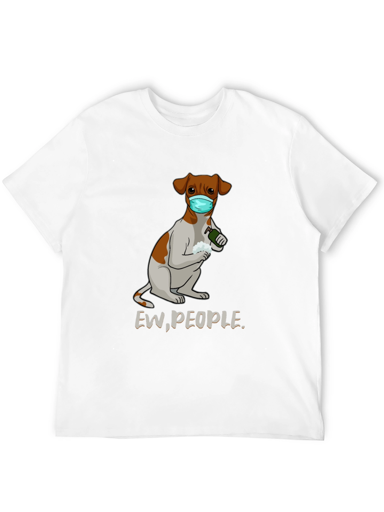 Ew People Dog T-Shirt - Wash Your Paws