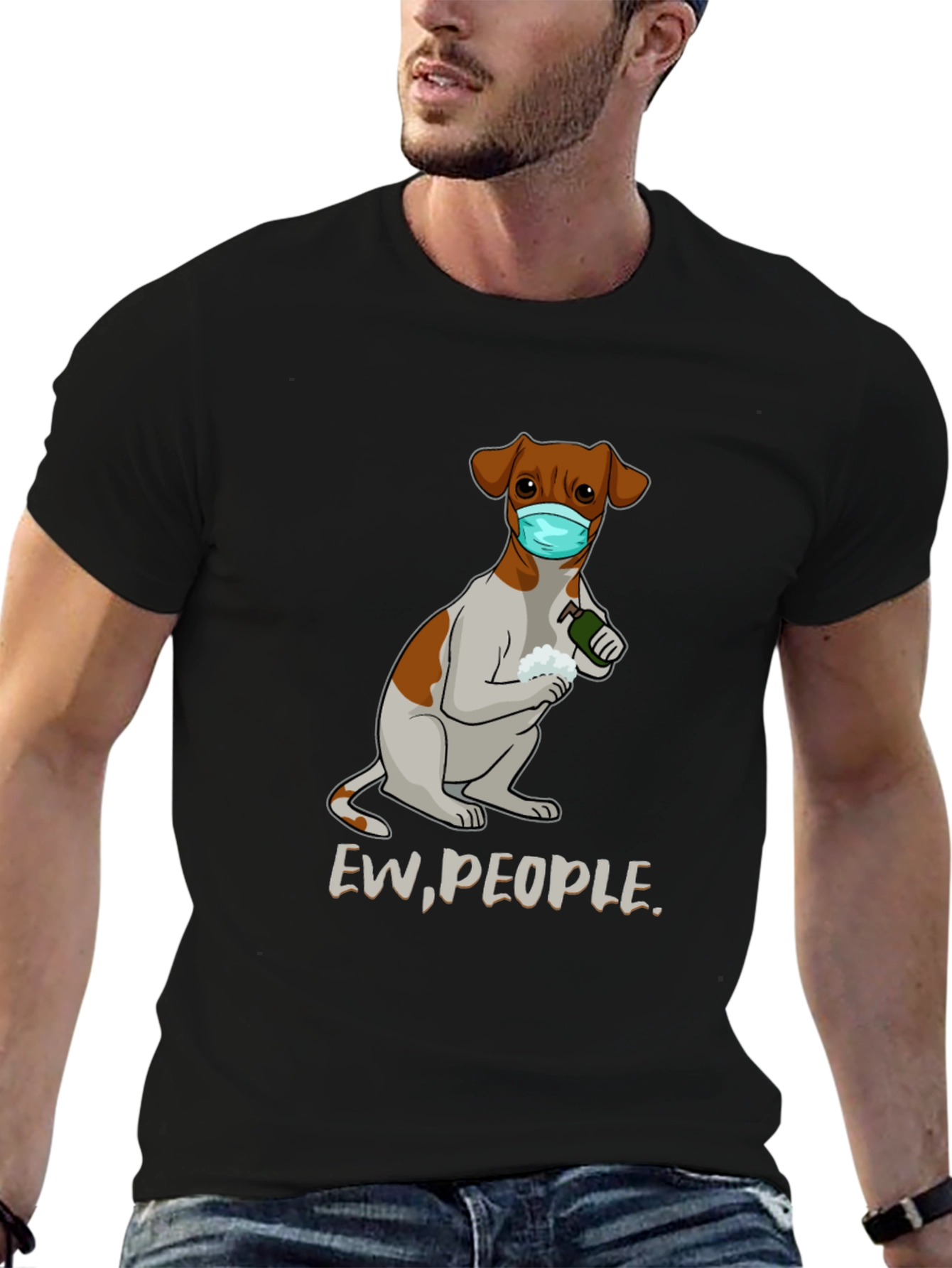 Ew People Dog T-Shirt - Wash Your Paws