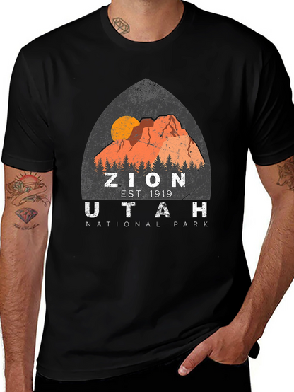 Zion National Park Utah Graphic Tee