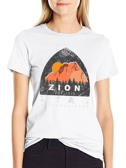 Zion National Park Utah Graphic Tee