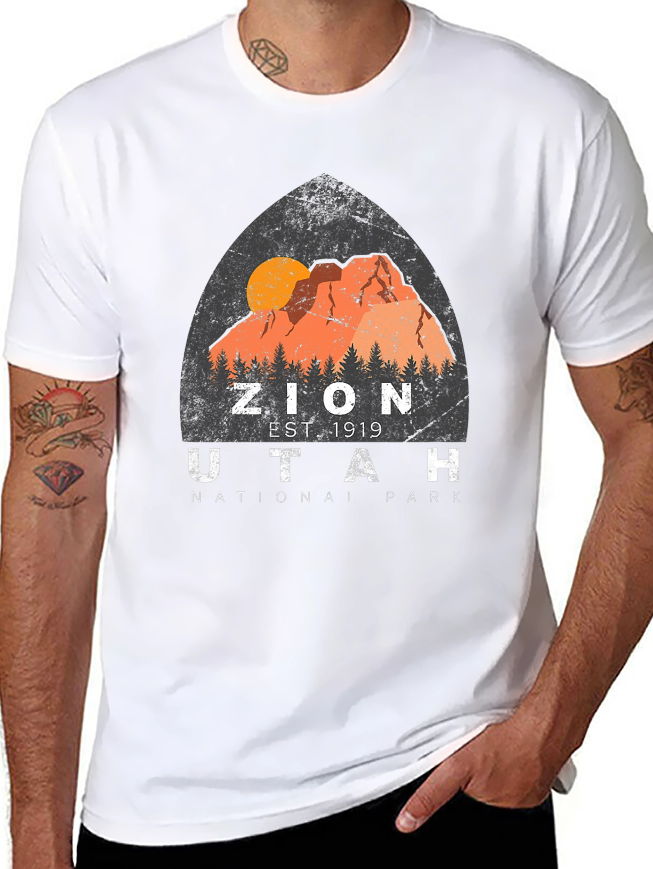 Zion National Park Utah Graphic Tee
