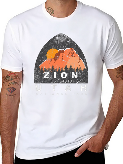 Zion National Park Utah Graphic Tee