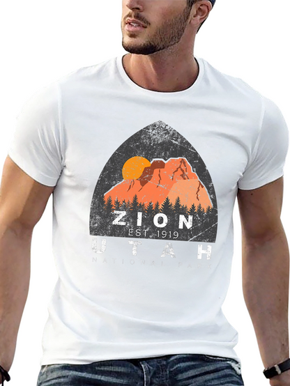 Zion National Park Utah Graphic Tee