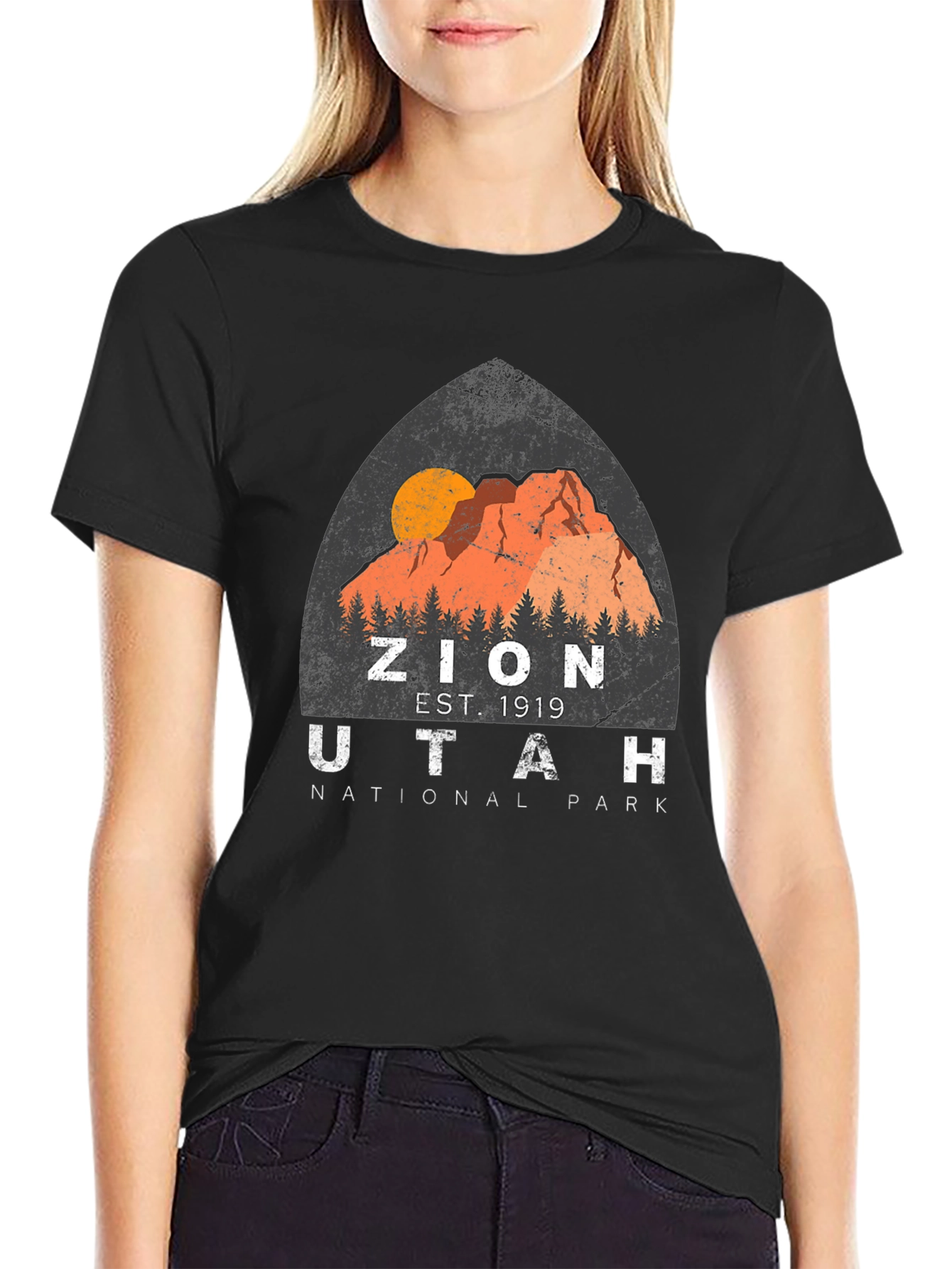 Zion National Park Utah Graphic Tee