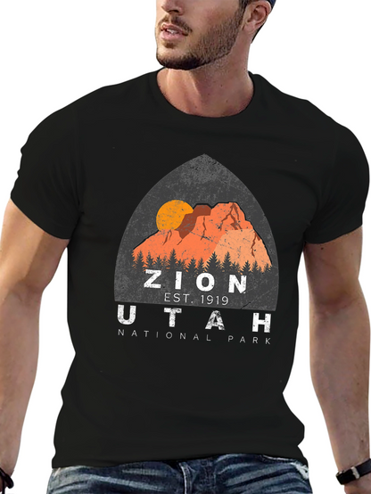 Zion National Park Utah Graphic Tee