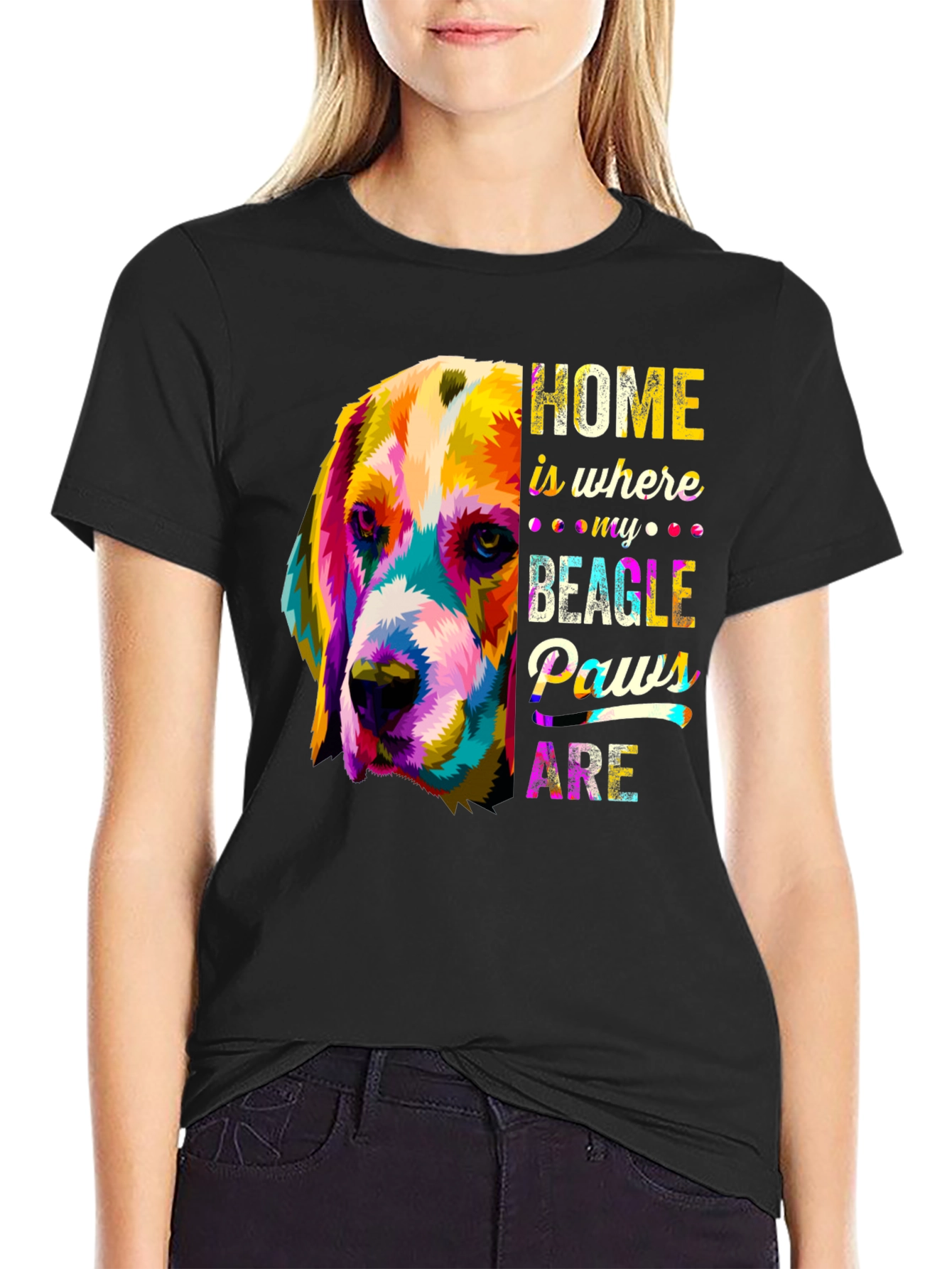 Beagle Paws Graphic Tee