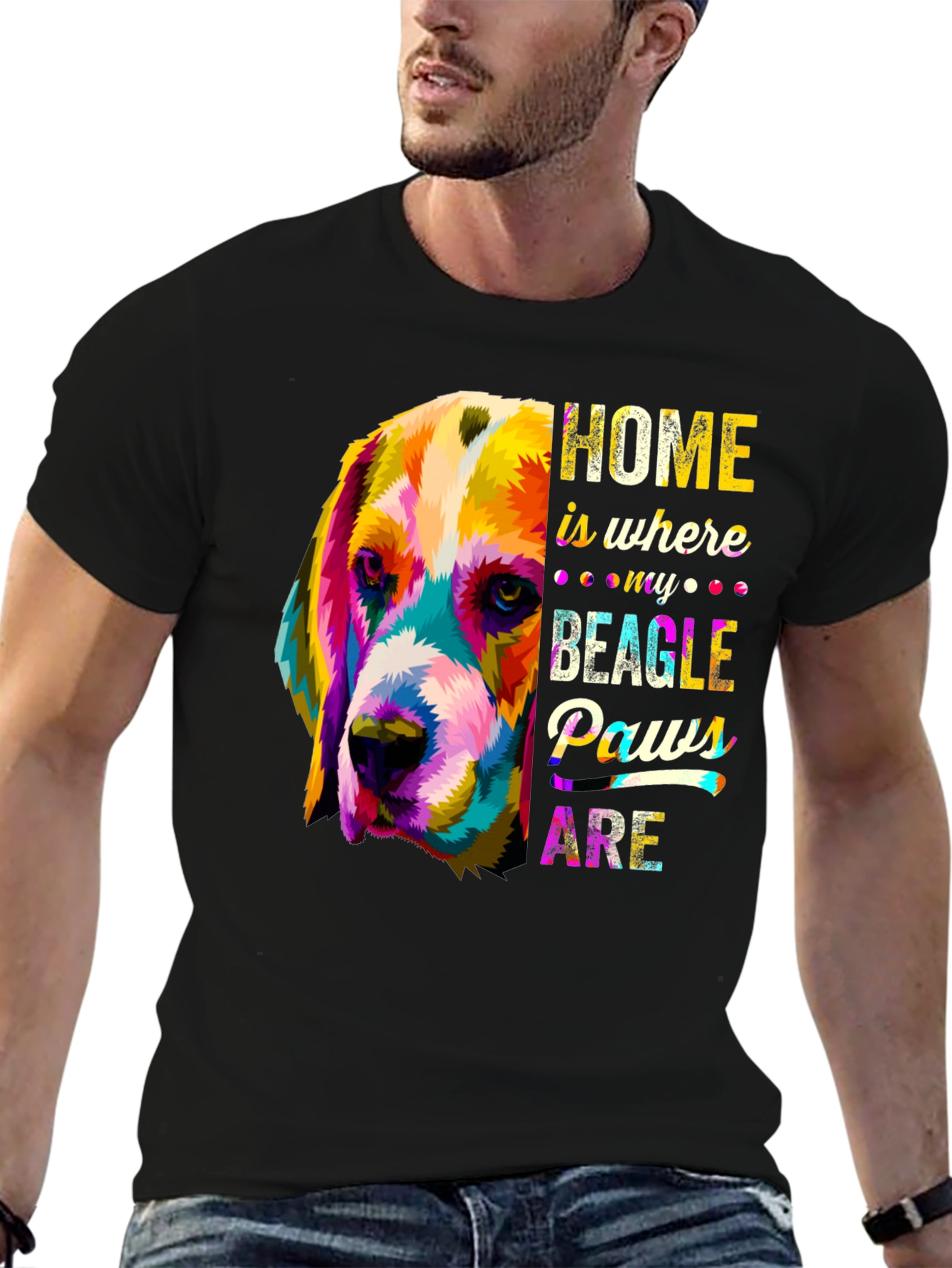 Beagle Paws Graphic Tee