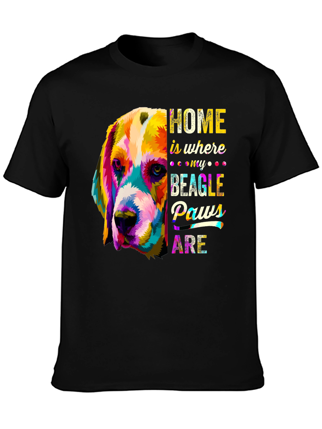 Beagle Paws Graphic Tee
