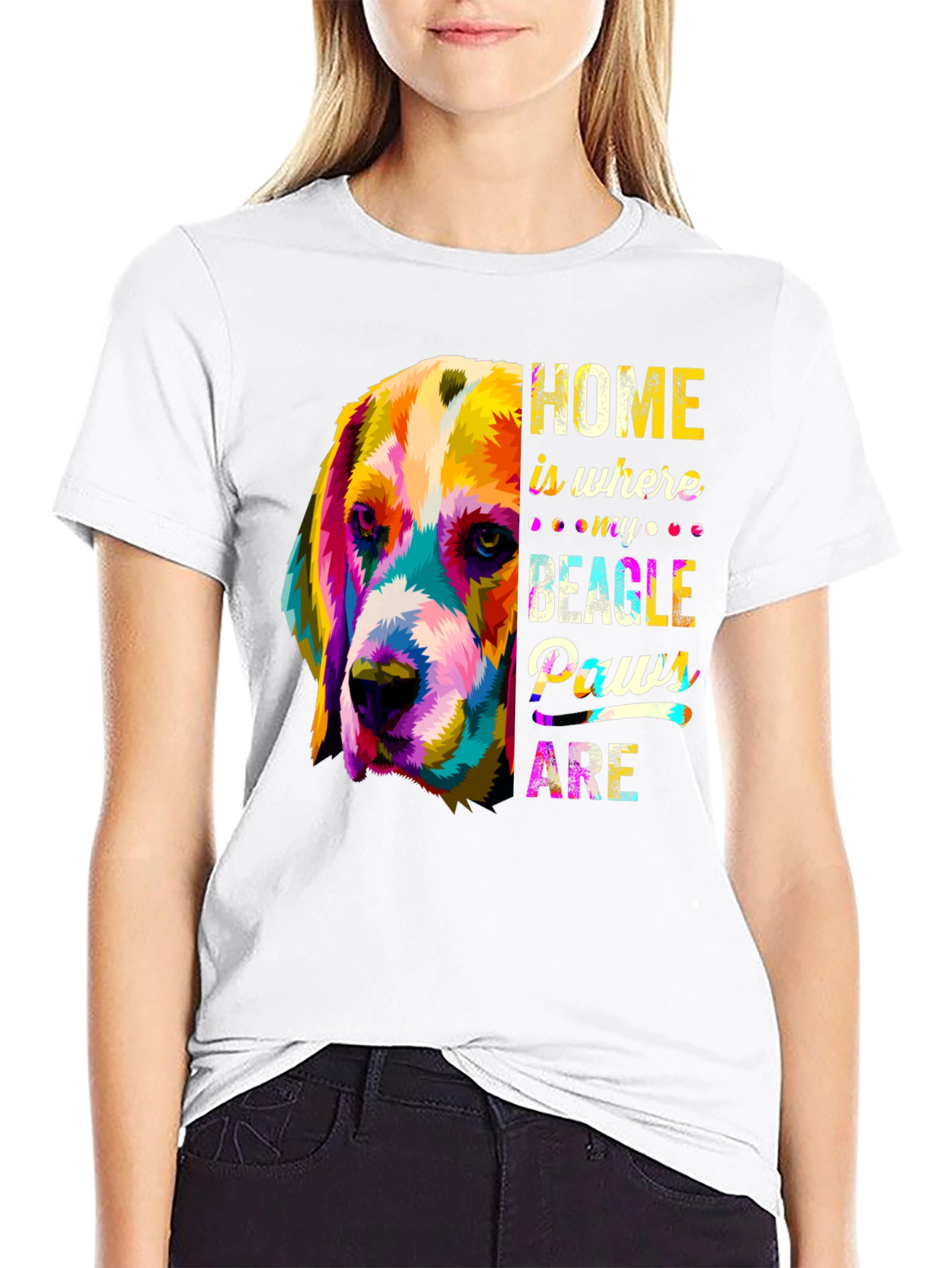 Beagle Paws Graphic Tee