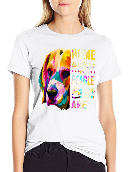 Beagle Paws Graphic Tee
