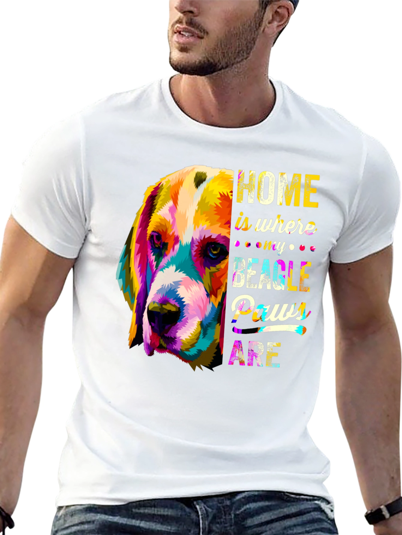 Beagle Paws Graphic Tee