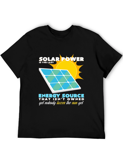 Solar Power Energy Source Graphic T-Shirt