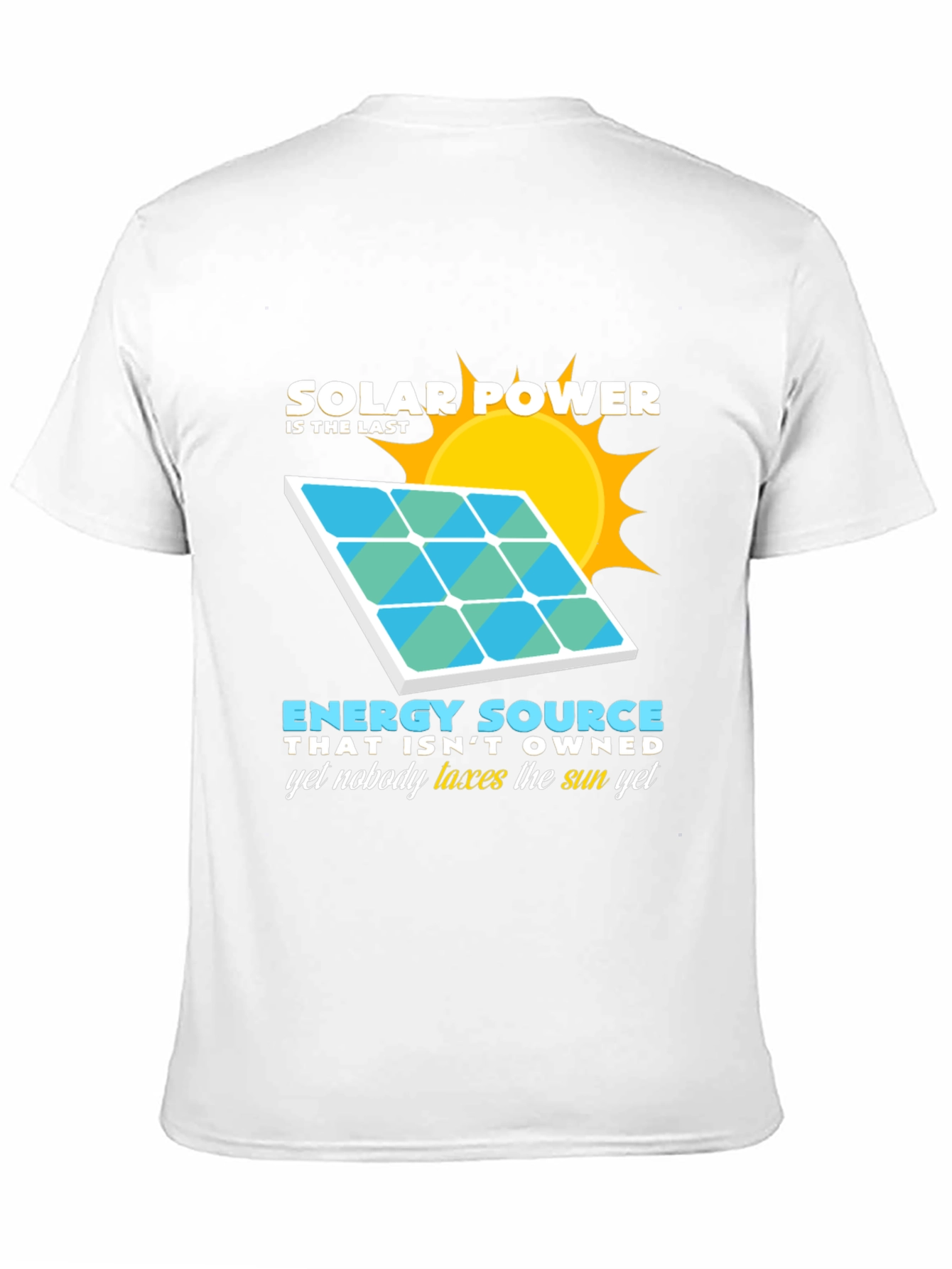Solar Power Energy Source Graphic T-Shirt